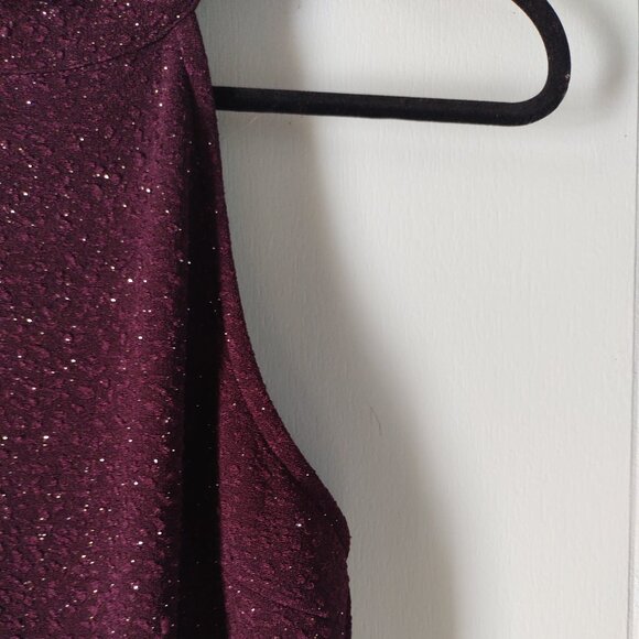 Streetwear Society Sleeveless Halter Black/Purple Jumpsuit - Picture 6 of 10